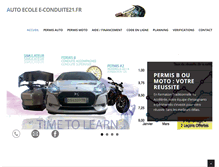 Tablet Screenshot of e-conduite21.fr